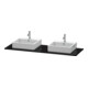Duravit Konsole XSquare 160x55cm, s g, m 2 Auss, Beck. beids.-3