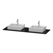 Duravit Konsole XSquare 160x55cm, s g, m 2 Auss, Beck. beids.-3