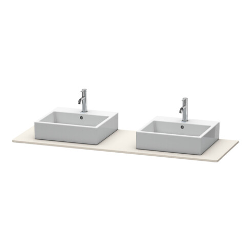 Duravit Konsole XSquare 160x55cm, T, m 2 Auss, Beck. beids.