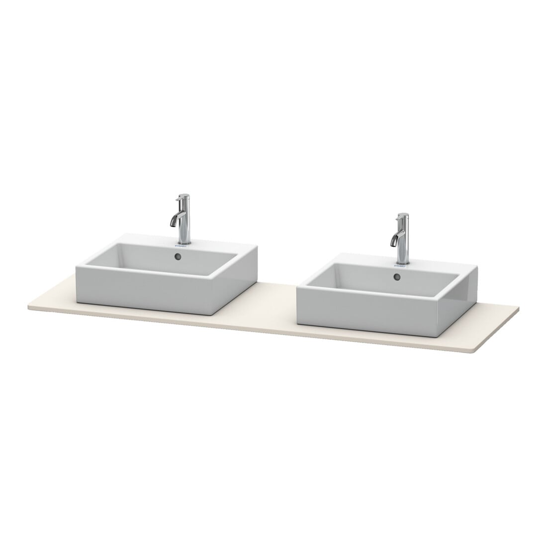 Duravit Konsole XSquare 160x55cm, T, m 2 Auss, Beck. beids.