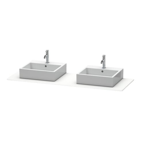 Duravit Konsole XSquare 160x55cm, w m, m 2 Auss, Beck. beids.