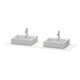 Duravit Konsole XSquare 160x55cm, w m, m 2 Auss, Beck. beids.-3