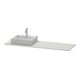 Duravit Konsole XSquare 160x55x1,6cm, m 1 AS, B li, betongr m-3