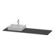 Duravit Konsole XSquare 160x55x1,6cm, m 1 AS, B li, graph matt-1