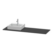 Duravit Konsole XSquare 160x55x1,6cm, m 1 AS, B li, graph matt