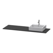 Duravit Konsole XSquare 160x55x1,6cm, m 1 AS, B re, graph matt