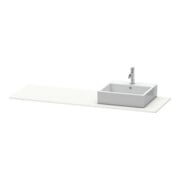 Duravit Konsole XSquare 160x55x1,6cm, m 1 AS, B re, we s-matt-3
