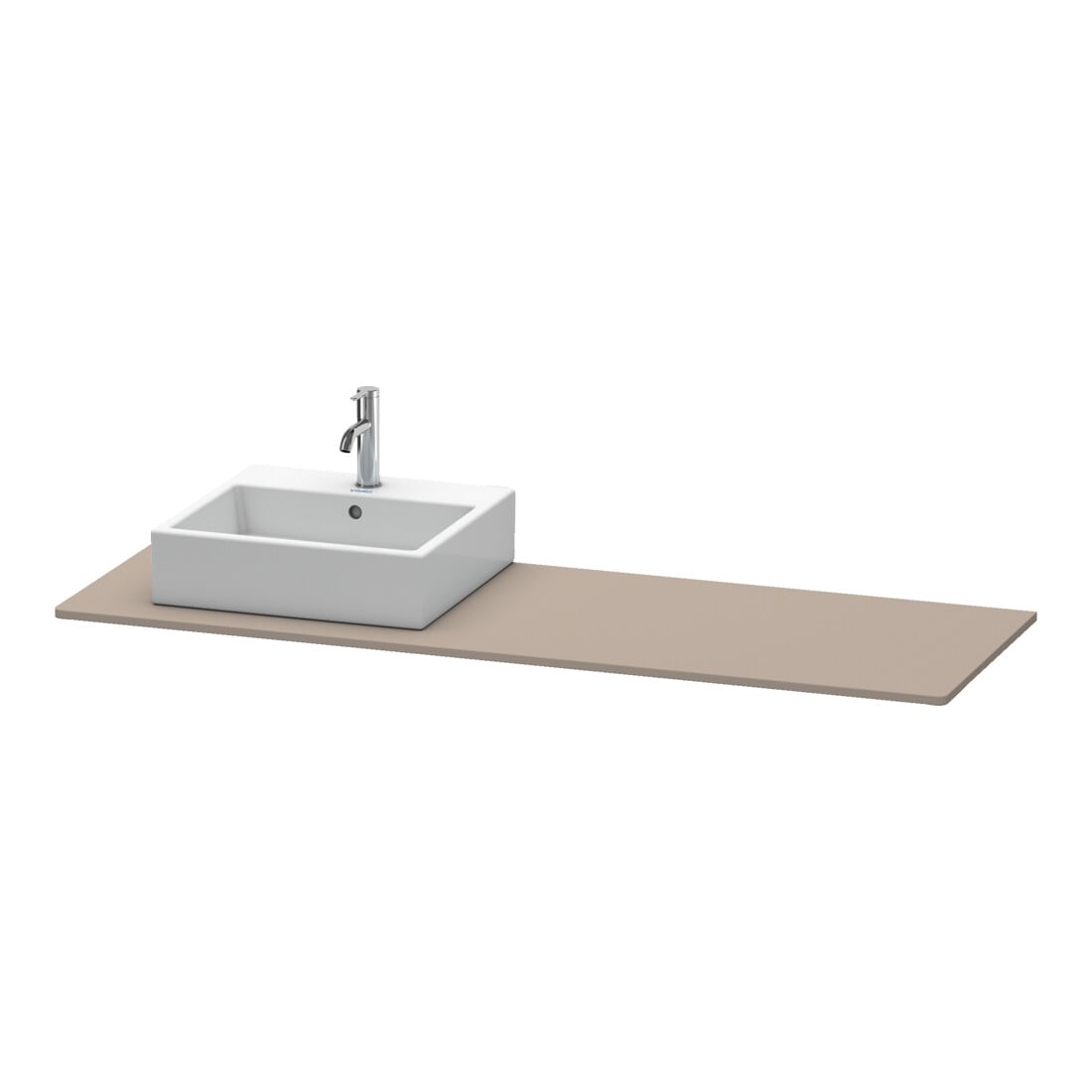 Duravit Konsole XSquare 160x55x1,6cm, m 1 AS, Beck. li, bas. m
