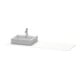 Duravit Konsole XSquare 160x55x1,6cm, m 1 AS, Beck. li, we matt-1