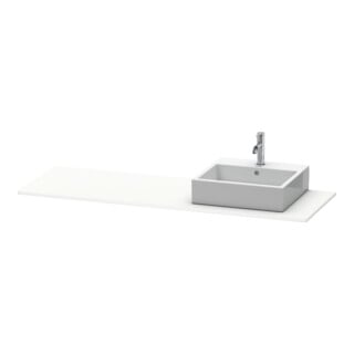 Duravit Konsole XSquare 160x55x1,6cm, m 1 AS, Beck. re, we matt