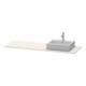 Duravit Konsole XSquare 160x55x1,6cm, m 1 Ausschn, Beck. re, Tau-3