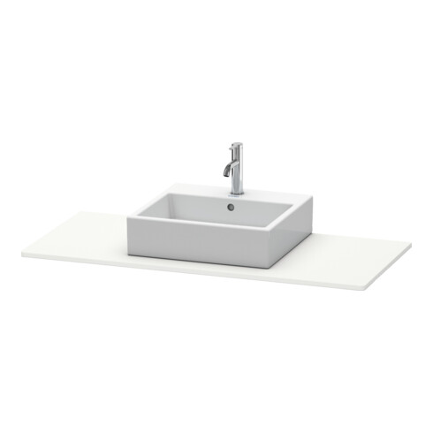 Duravit Konsole XSquare 80x55 cm, blanc soie mat, avec 1 découpe