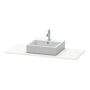 Duravit Konsole XSquare 80x55 cm, blanc soie mat, avec 1 découpe-3