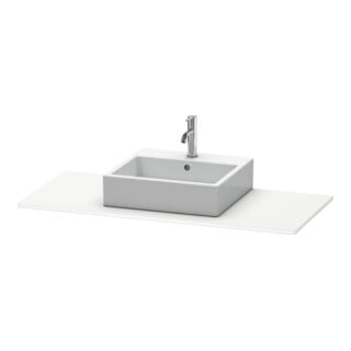 Duravit Konsole XSquare 80x55 cm, blanc supermat, avec 1 découpe
