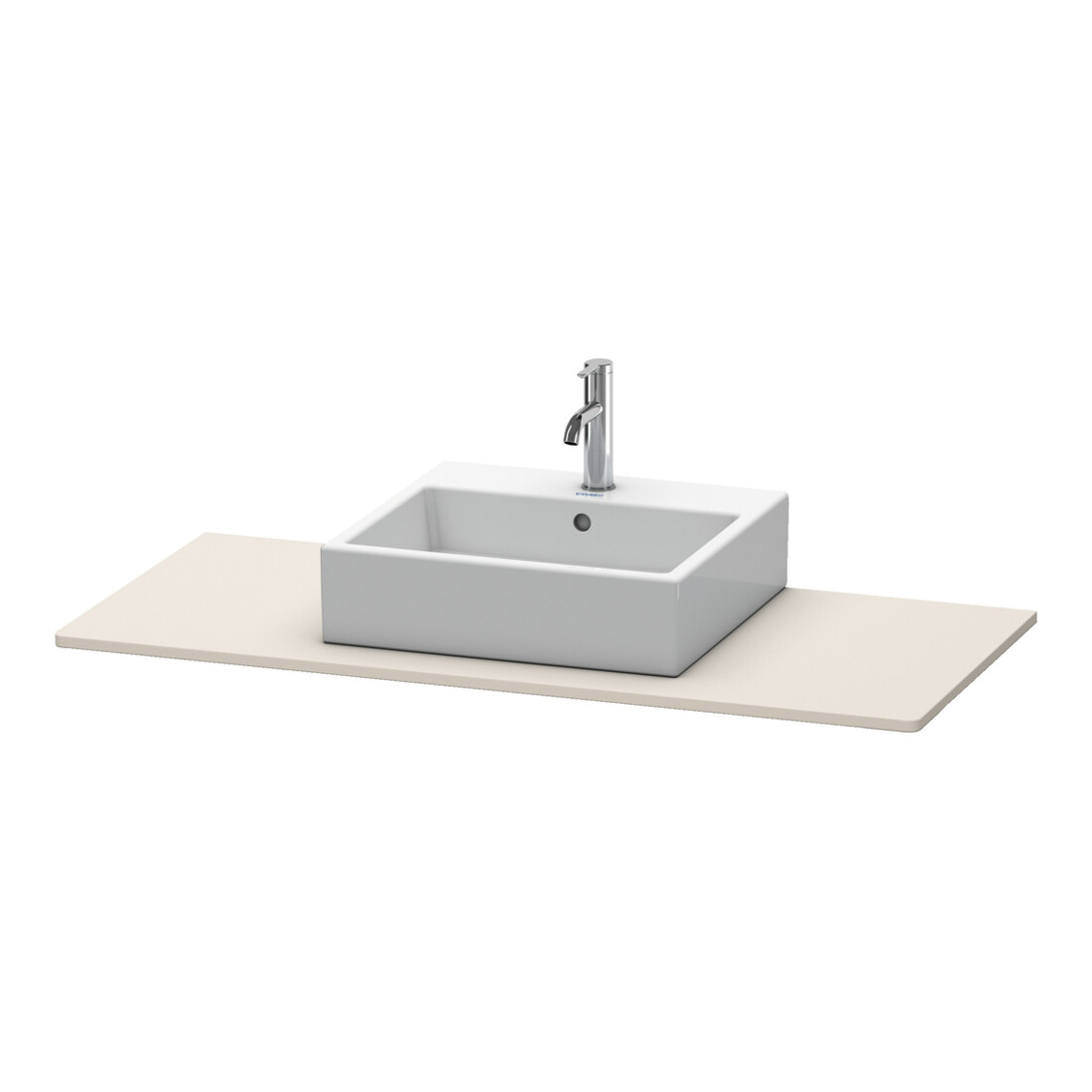 Duravit Konsole XSquare 80x55 cm, taupe, avec 1 découpe