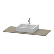 Duravit Konsole XSquare 80x55cm, flan. Gr s-matt, m 1 Ausschnitt-3