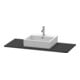 Duravit Konsole XSquare 80x55cm, graph matt, mit 1 Ausschnitt-1