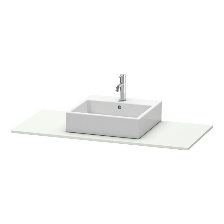Duravit Konsole XSquare 80x55cm, Nord we s-matt, m 1 Ausschnitt