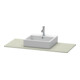 Duravit Konsole XSquare 80x55cm, Tau s-matt, mit 1 Ausschnitt-3