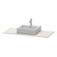 Duravit Konsole XSquare 80x55cm, Taupe, mit 1 Ausschnitt-3