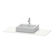 Duravit Konsole XSquare 80x55cm, we seidenmatt, mit 1 Ausschnitt-3