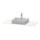 Duravit Konsole XSquare 80x55cm, we supermatt, mit 1 Ausschnitt-1