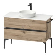 Duravit Konsolen-Waschtischunterbau bodenstehend Sivida 104,5x54,8x47,5cm, E Marm, 2 SBK, Gr. sw-1