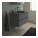 Duravit Konsolen-Waschtischunterbau bodenstehend Sivida 104,5x54,8x47,5cm, gra m, 2 SBK, Gr. sw