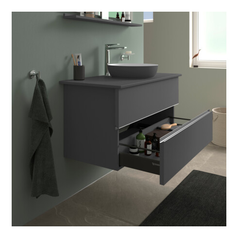 Duravit Konsolen-Waschtischunterbau bodenstehend Sivida 104,5x54,8x47,5cm, gra m, 2 Schub., G c