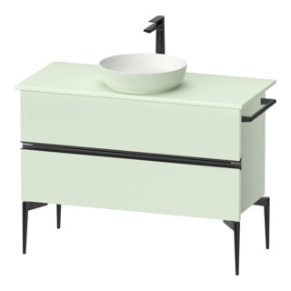 Duravit Konsolen-Waschtischunterbau bodenstehend Sivida 104,5x54,8x47,5cm, grün m, 2 SBK, Gr. sw