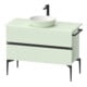Duravit Konsolen-Waschtischunterbau bodenstehend Sivida 104,5x54,8x47,5cm, grün m, 2 SBK, Gr. sw
