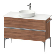 Duravit Konsolen-Waschtischunterbau bodenstehend Sivida 104,5x54,8x47,5cm, N N, 2 Schub., G chr-1