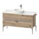 Duravit Konsolen-Waschtischunterbau bodenstehend Sivida 124,5x54,8x47,5cm, E Marm, 2 Schub., G c
