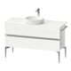 Duravit Konsolen-Waschtischunterbau bodenstehend Sivida 124,5x54,8x47,5cm, w m, 2 Schub., G chr-1