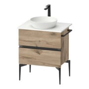 Duravit Konsolen-Waschtischunterbau bodenstehend Sivida 64,5x54,8x47,5cm, E Marm, 2 SBK, Gr. sw