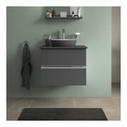 Duravit Konsolen-Waschtischunterbau bodenstehend Sivida 64,5x54,8x47,5cm, gra m, 2 Schub., G chr-2