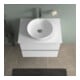 Duravit Konsolen-Waschtischunterbau bodenstehend Sivida 64,5x54,8x47,5cm, w m, 2 Schub., Gr. chr