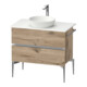 Duravit Konsolen-Waschtischunterbau bodenstehend Sivida 84,5x54,8x47,5cm, E Marm, 2 Schub., G c