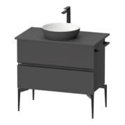 Duravit Konsolen-Waschtischunterbau bodenstehend Sivida 84,5x54,8x47,5cm, gra m, 2 SBK, Gr. sw-1
