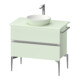 Duravit Konsolen-Waschtischunterbau bodenstehend Sivida 84,5x54,8x47,5cm, grün m, 2 Schub., G c-1
