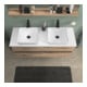 Duravit Konsolen-Waschtischunterbau bodenstehend Sivida E Ma., 131,5x54,8x47,5cm, 2 SBK, Gr. sw