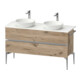 Duravit Konsolen-Waschtischunterbau bodenstehend Sivida E Marm, 131,5x54,8x47,5cm, 2 SBK, G chr-1