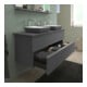 Duravit Konsolen-Waschtischunterbau bodenstehend Sivida gra m, 131,5x54,8x47,5cm, 2 SBK, Gr. chr-5
