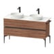 Duravit Konsolen-Waschtischunterbau bodenstehend Sivida N N, 131,5x54,8x47,5cm, 2 Schub., Gr. sw