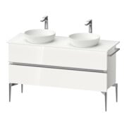 Duravit Konsolen-Waschtischunterbau bodenstehend Sivida w g, 131,5x54,8x47,5cm, 2 SBK, Gr. chr-1
