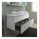 Duravit Konsolen-Waschtischunterbau bodenstehend Sivida w m, 131,5x54,8x47,5cm, 2 SBK, Gr. chr