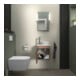 Duravit Konsolen-Waschtischunterschrank wandhängend Sivida 40x44x32,5cm, Tür, G chr, li, Nussb Nat
