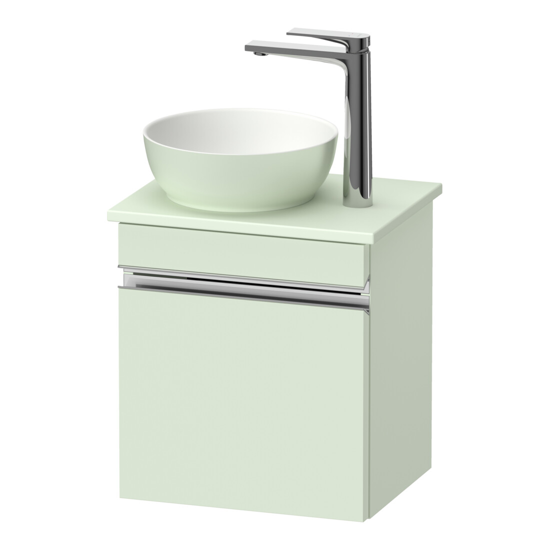 Duravit Konsolen-Waschtischunterschrank wandhängend Sivida 40x44x32,5cm, Tür, Gr. chr, li, grün ma