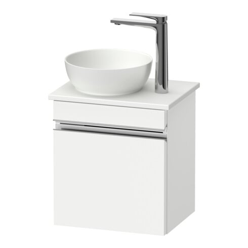 Duravit Konsolen-Waschtischunterschrank wandhängend Sivida 40x44x32,5cm, Tür, Gr. chr, re, we. Matt
