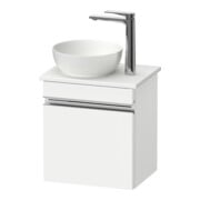 Duravit Konsolen-Waschtischunterschrank wandhängend Sivida 40x44x32,5cm, Tür, Gr. chr, re, we. Matt